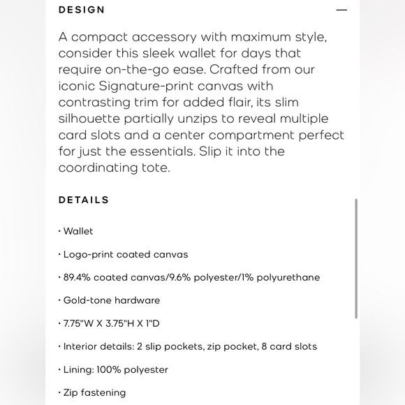 NWT - $726 MICHAEL KORS CARINE LARGE LOGO SIGNATURE SATCHEL + MATCHING WALLET - Picture 9 of 9